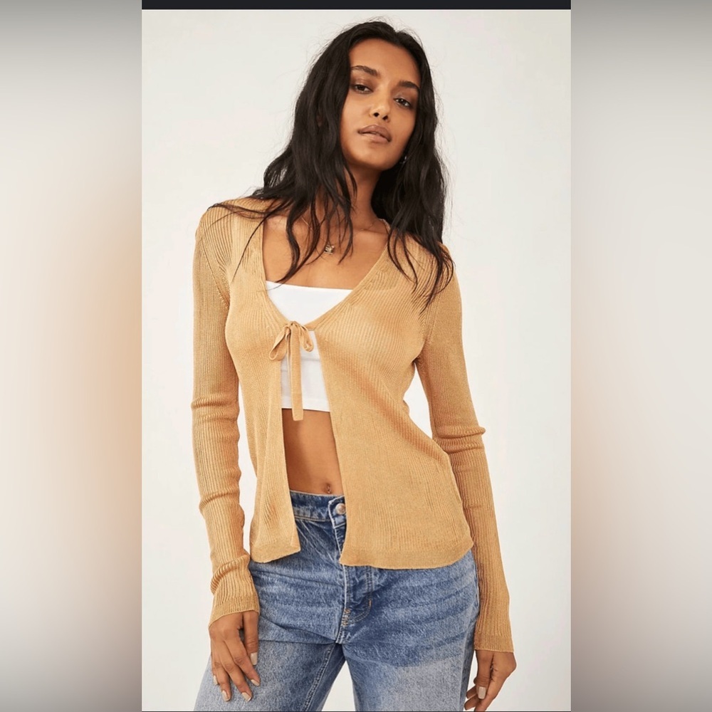 Free People Marlena Cardi Velvet Sands Size XS